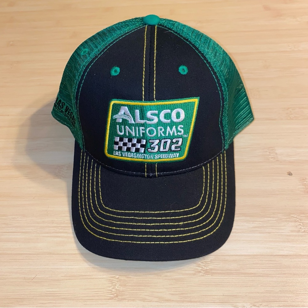 Las Vegas Motor Speedway Alsco Uniforms 302 Mesh Trucker Hat Racing Nascar